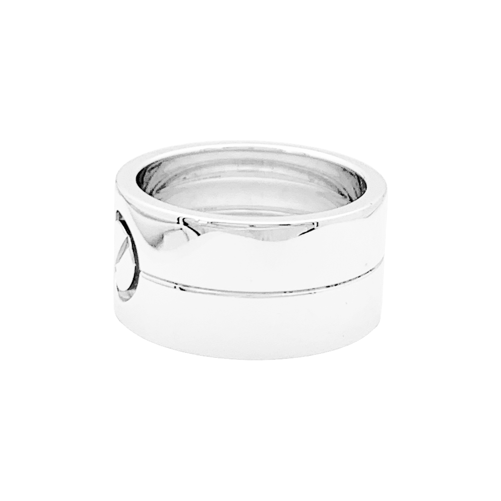 Bague Bandeau CARTIER "Love" en or blanc - Castafiore