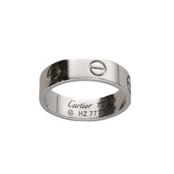 Bague Bandeau CARTIER "Love" en or blanc - Castafiore