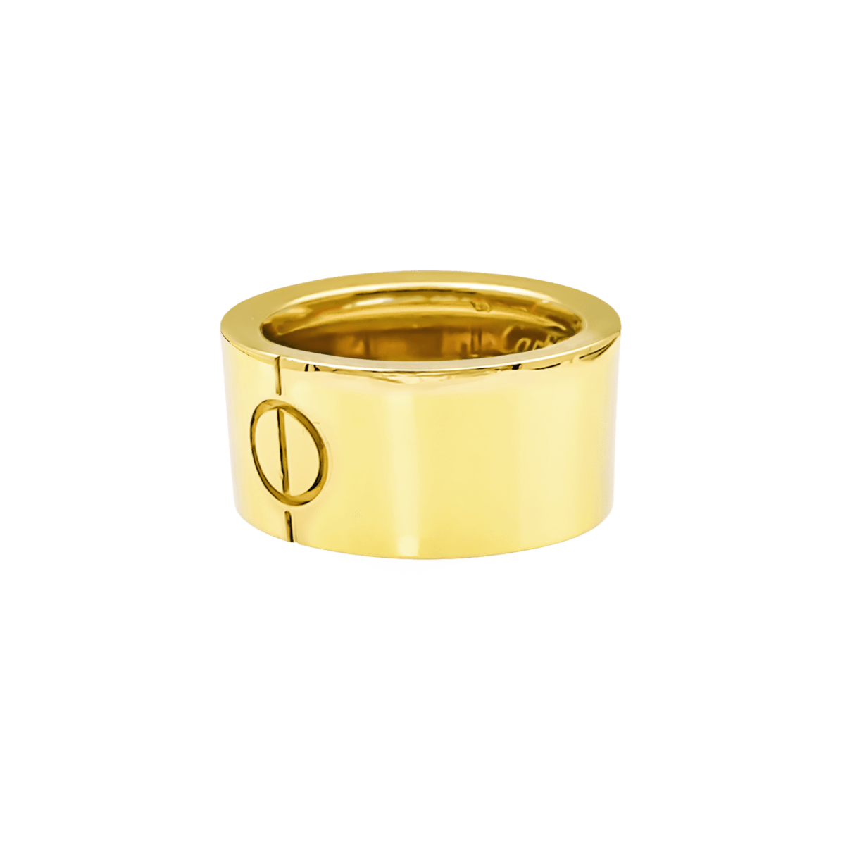 Bague Bandeau CARTIER "Love" GM en or jaune - Castafiore