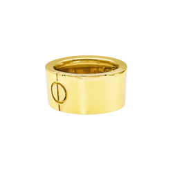 Bague Bandeau CARTIER "Love" GM en or jaune - Castafiore
