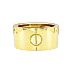 Bague Bandeau CARTIER "Love" GM en or jaune - Castafiore