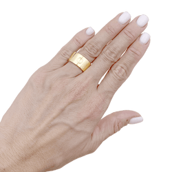 Bague Bandeau CARTIER "Love" GM en or jaune - Castafiore