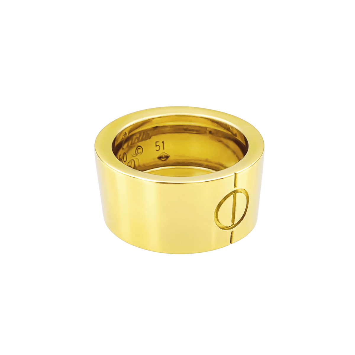 Bague Bandeau CARTIER "Love" GM en or jaune - Castafiore