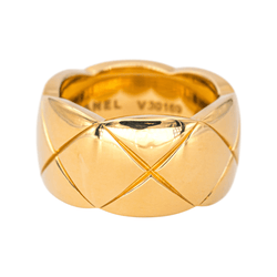 Bague Bandeau CHANEL "Coco Rush" en or jaune - Castafiore
