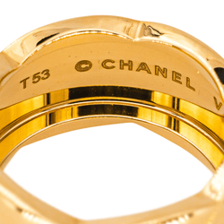 Bague Bandeau CHANEL "Coco Rush" en or jaune - Castafiore