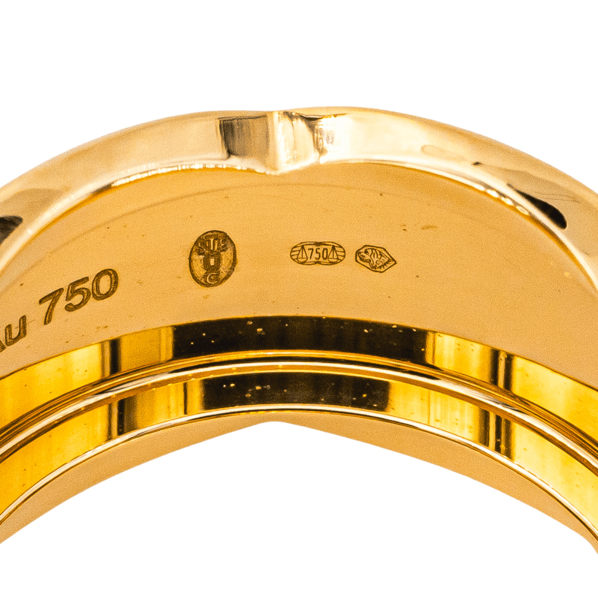 Bague Bandeau CHANEL "Coco Rush" en or jaune - Castafiore