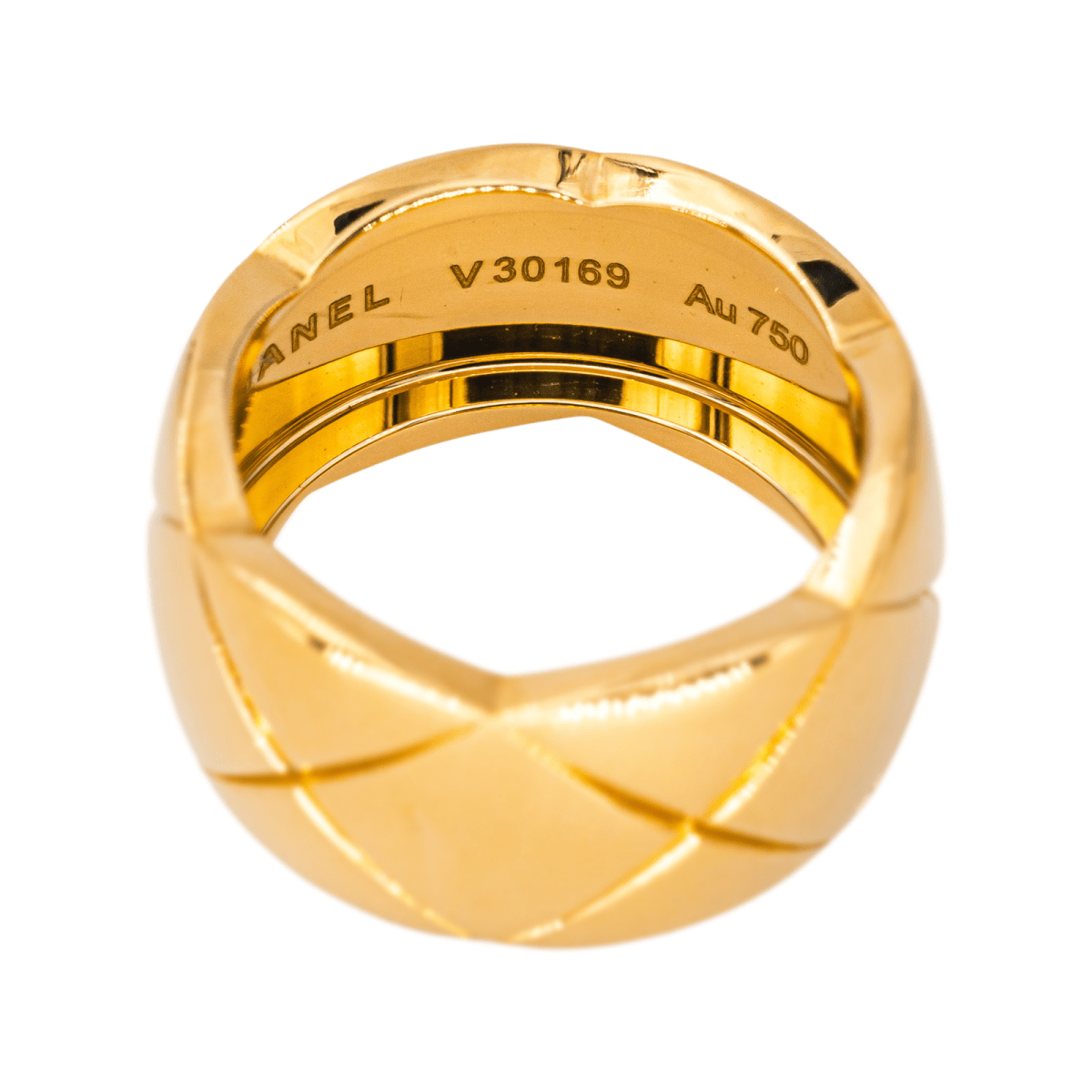 Bague Bandeau CHANEL "Coco Rush" en or jaune - Castafiore