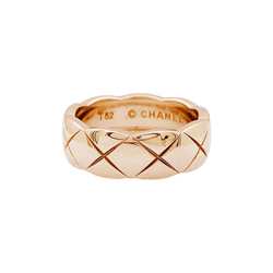 Bague Bandeau CHANEL "Coco Rush" en or rose - Castafiore