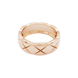 Bague Bandeau CHANEL "Coco Rush" en or rose - Castafiore