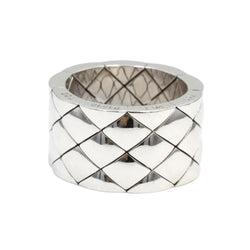 Bague Bandeau CHANEL en or blanc - Castafiore