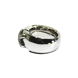 Bague Bandeau CHAUMET en or blanc et diamants - Castafiore