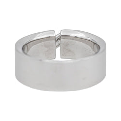 Bague Bandeau CHAUMET "Liens" en or blanc et diamants - Castafiore