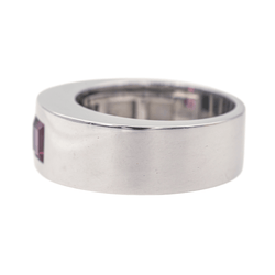 Bague Bandeau CHOPARD en or blanc et tourmaline - Castafiore