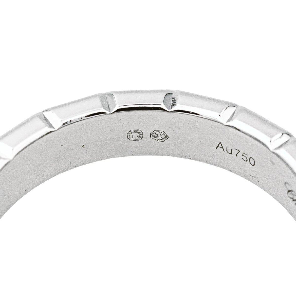 Bague Bandeau CHOPARD "Ice Cube" en or blanc - Castafiore