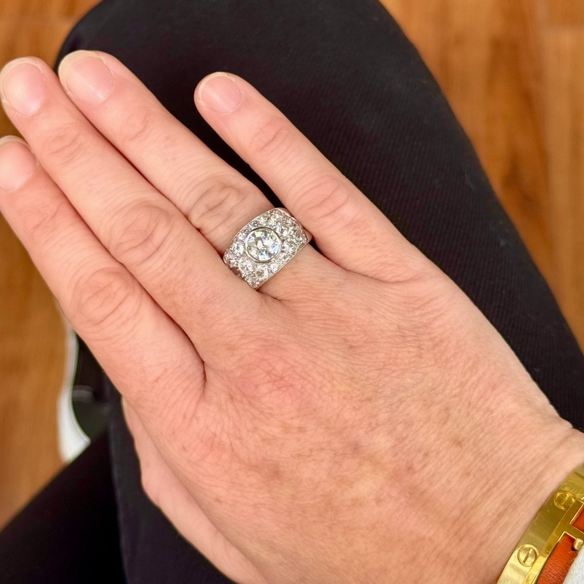 Bague bandeau diamants - Castafiore