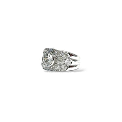 Bague bandeau diamants - Castafiore