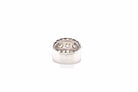 Bague bandeau diamants en or blanc 18k - Castafiore