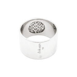 Bague Bandeau DINH VAN "Anthea" en or blanc et diamants - Castafiore