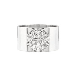 Bague Bandeau DINH VAN "Anthea" en or blanc et diamants - Castafiore
