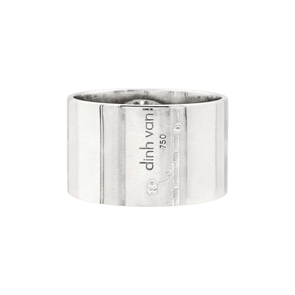 Bague Bandeau DINH VAN "Anthea" en or blanc et diamants - Castafiore