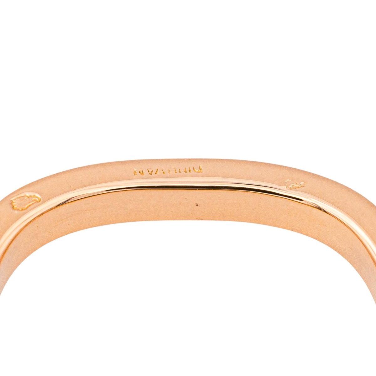 Bague Bandeau DINH VAN "Carré" en or rose - Castafiore