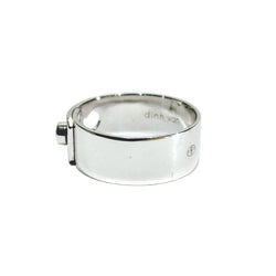 Bague Bandeau DINH VAN "Serrure" en or blanc et diamant - Castafiore