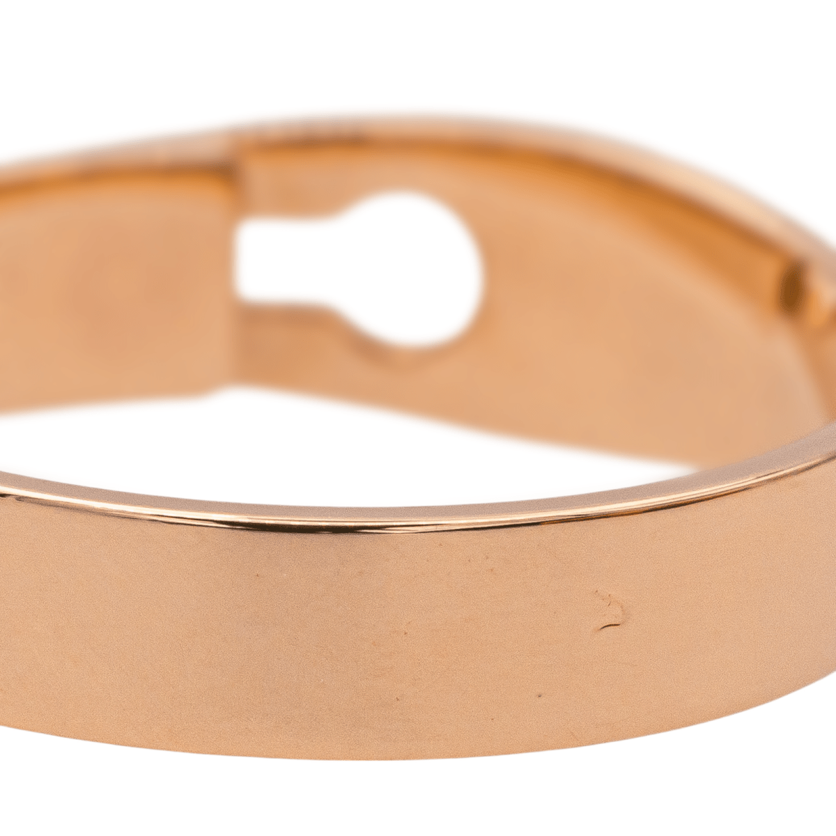 Bague Bandeau DINH VAN "Serrure" en or rose et diamant - Castafiore