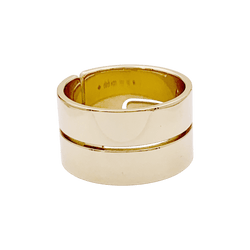 Bague Bandeau DINH VAN "Seventies" en or jaune - Castafiore