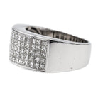 Bague Bandeau en Or blanc et Diamant - Castafiore