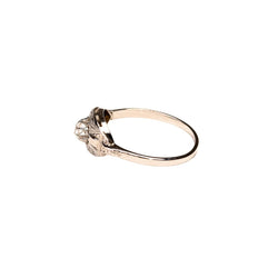 Bague Bandeau en or blanc et diamant - Castafiore