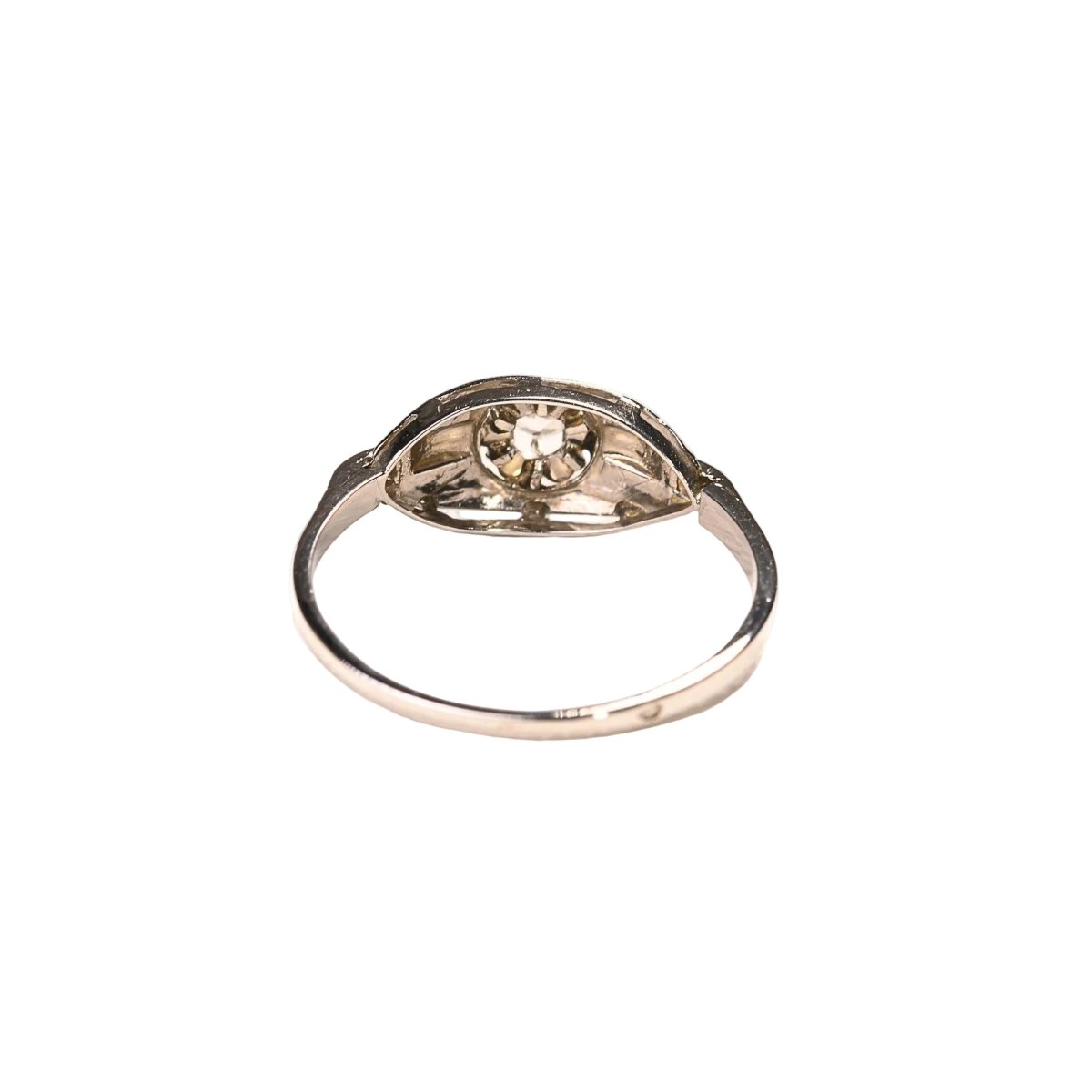 Bague Bandeau en or blanc et diamant - Castafiore