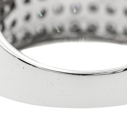 Bague bandeau en or blanc et diamant - Castafiore