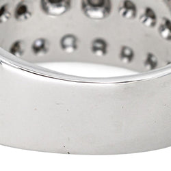 Bague Bandeau en or blanc et diamants - Castafiore