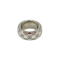Bague Bandeau en or blanc et diamants - Castafiore