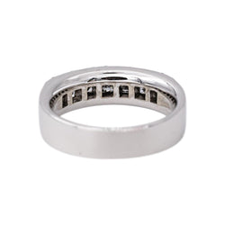 Bague Bandeau en or blanc et diamants - Castafiore