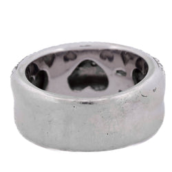 Bague Bandeau en or blanc et diamants - Castafiore