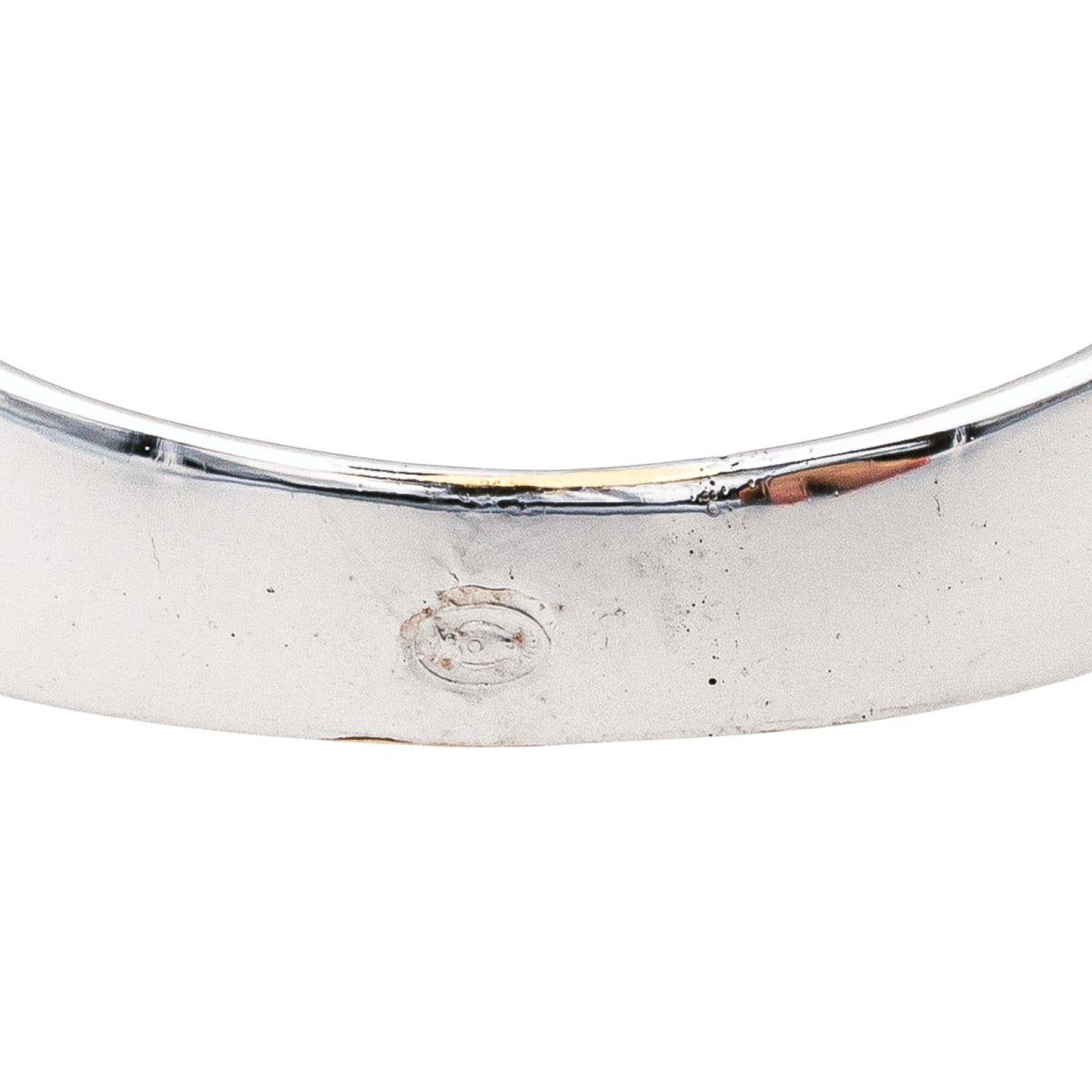Bague Bandeau en or blanc, saphir et diamants - Castafiore