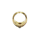 Bague Bandeau en or jaune et diamant - Castafiore