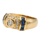 Bague Bandeau en Or jaune et diamant - Castafiore