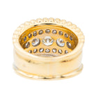 Bague Bandeau en or jaune et diamant - Castafiore