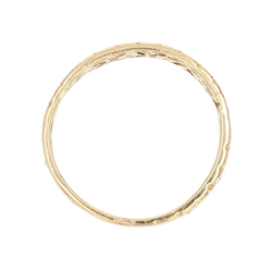 Bague Bandeau en or jaune et diamants - Castafiore