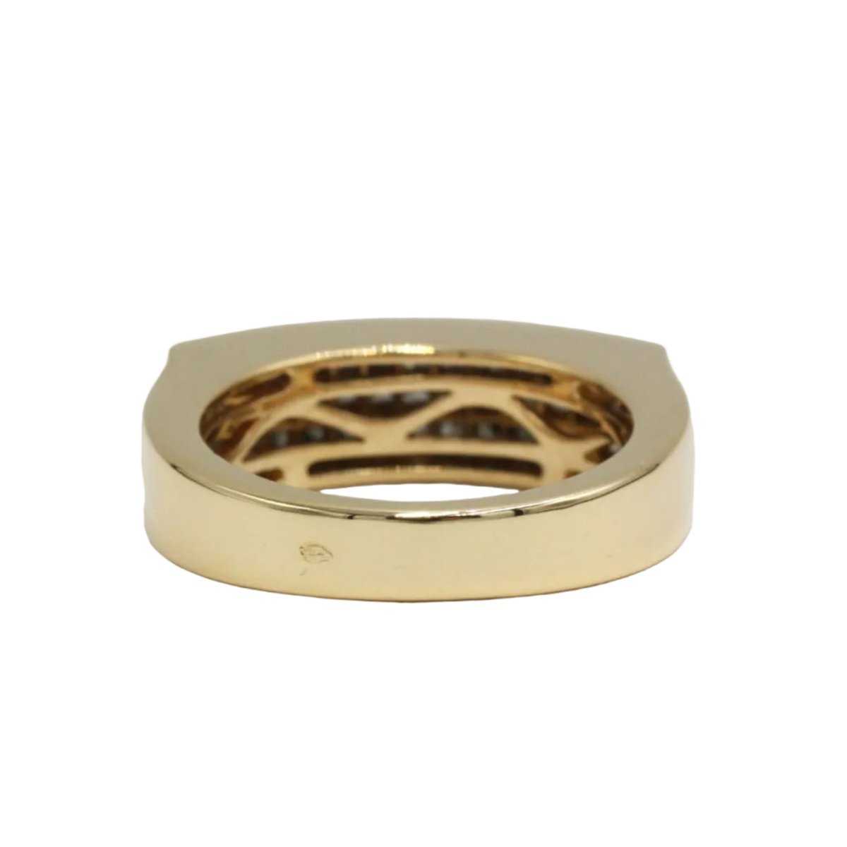 Bague Bandeau en or jaune et diamants - Castafiore