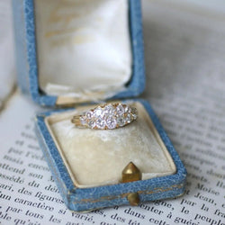 Bague Bandeau en or jaune et diamants - Castafiore