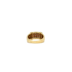Bague Bandeau en or jaune et diamants - Castafiore