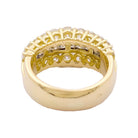 Bague Bandeau en or jaune et diamants - Castafiore