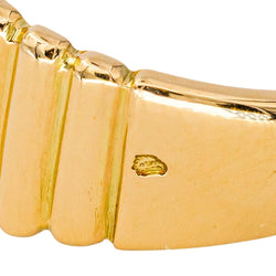 Bague Bandeau en or jaune et saphir - Castafiore