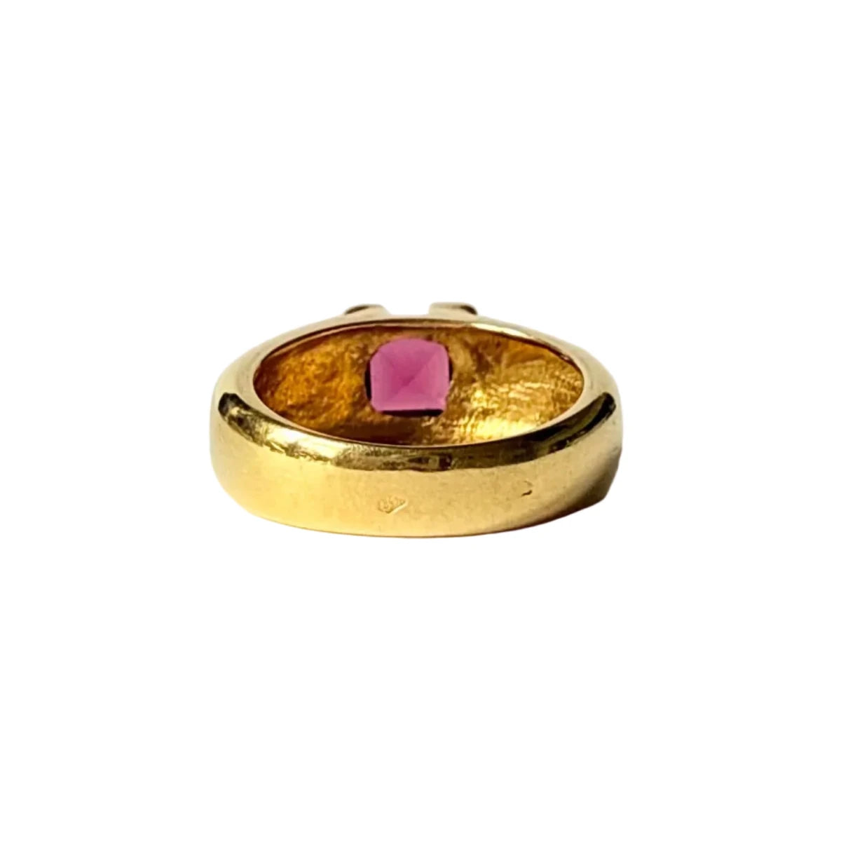 Bague Bandeau en or jaune et tourmaline - Castafiore