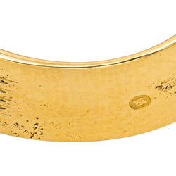 Bague Bandeau en or jaune, saphir et diamants - Castafiore