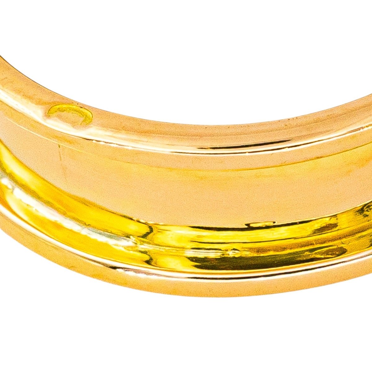 Bague Bandeau en or jaune, saphirs et diamants - Castafiore