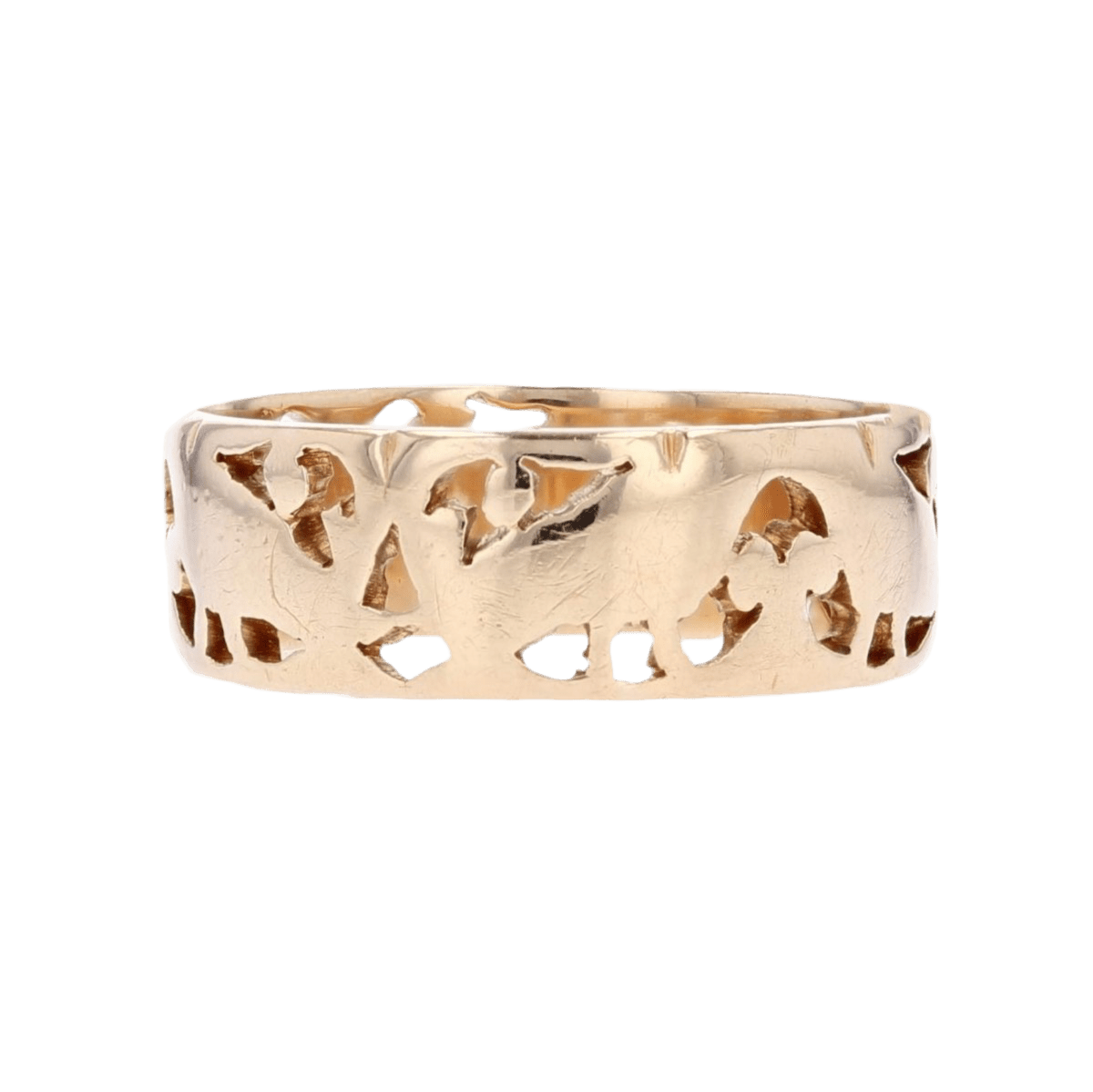 Bague Bandeau en or rose - Castafiore